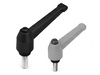 Adjustable lever with threaded pin R-104mm M14 x 60mm