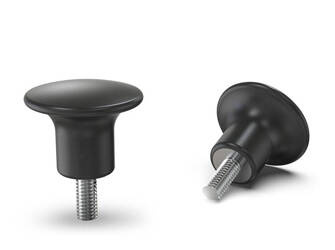 Uchwyt grzybkowy z trzpieniem gwintowanym D-26mm M6 x 25mm