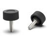Otočný knoflík s drážkovaným hřídelem D-25mm M5 x 15mm