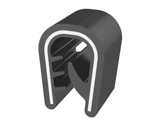 Osłona krawędzi PVC, 10x15mm, 2,0-5,0mm, 100mb