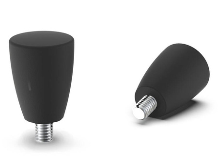 Uchwyt cylindryczny z trzpieniem gwintowanym D-25, M8 x 15mm