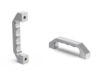 Uchwyt pałąkowy INOX z tulejami gwintowanymi M8 x 30, L - 170