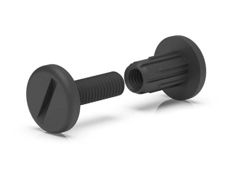 Schraube M6 x 40 mm, schwarz
