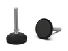 Anti-slip adjustable foot D-60mm M16 x 80mm