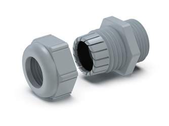 Cable gland d-PG9 SW-19, RAL7001 (grey blue)