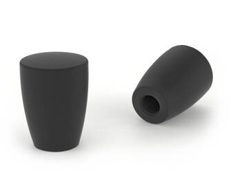 Cylindrical handle with mounting hole D - 32mm, d1 - D11