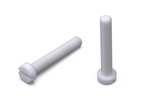 Śruba z łbem cylindrycznym płaskim z rowkiem M8 x 120mm, DIN EN ISO 1207 (DIN84)