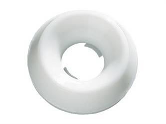 Rozette mit Sicherungslaschen für Senkkopfschrauben M4, D-11,9mm d-4,3mm h-3mm a-90° schwarz.
