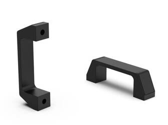 Loop handle with through holes and masking caps L-154mm I-132mm d1-8.5mm