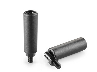 Rękojeść obrotowa składana z trzpieniem gwintowanym D-20mm H-49,5mm M6 x 9mm