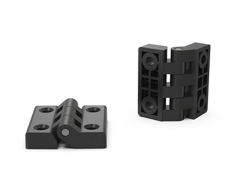 Hinge with through holes A-48mm I-30mm d1-6.5mm, non-removable