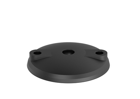Swivel foot plate with mounting holes, D-80mm H-18mm 900kg
