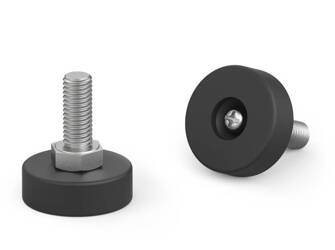 Stopka nastawna obrotowa D-40mm M10 x 120mm