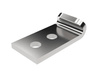 Hook with holes, Type F, galvanized steel