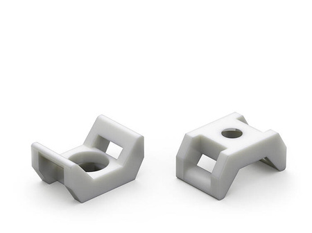 Podstawa do mocowania opaski zaciskowej B-15mm L-22,5mm d1-5,0mm, kolor naturalny