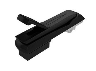 Naklápěcí klika s místem na vložku zinková slitina / PA6, 180°, 2,6-3,5 mm bez krytky.