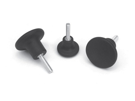 Uchwyt grzybkowy z trzpieniem gwintowanym D-26mm M6 x 20mm