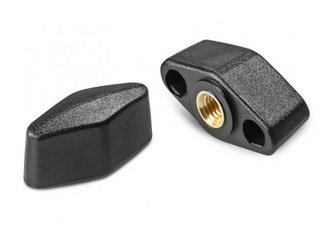 Motýlek s neprůchozí závitovou pouzdrem D-33mm M6