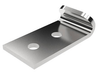 Haken mit Löchern, Typ G, verzinkter Stahl