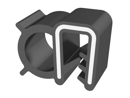 EPDM-Kantenschutzdichtung, Seitendichtung, 1,0-3,0 mm, 2x50 m, DIN EN 45545-2