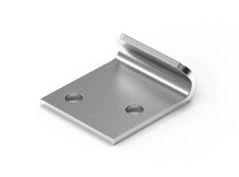 Haken mit Löchern, Typ F, verzinkter Stahl
