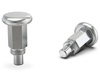 Feststellstift D-18mm d2-M10x1,0mm SW-10 d1-6mm mit Verriegelung, INOX