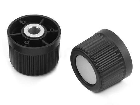 Knurled knob with a smooth bushing D-54mm D12