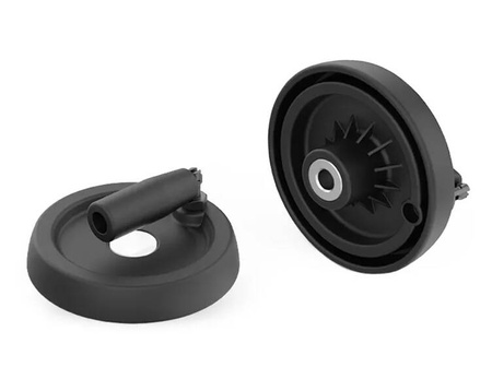 Full handwheel with foldable revolving handle D-81mm d1H7-10mm