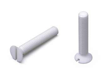 Śruba z łbem stożkowym płaskim z rowkiem M6 x 13mm, DIN EN ISO 2009 (DIN963)