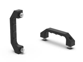 Heavy bow handle with through holes M10 x 40, L - 218