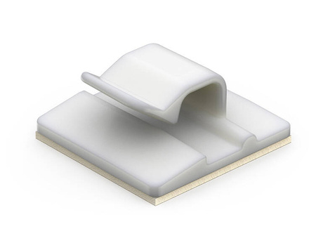 Podstawa samoprzylepna do mocowania kabli A-26mm B-26mm H-8mm F-11,0mm