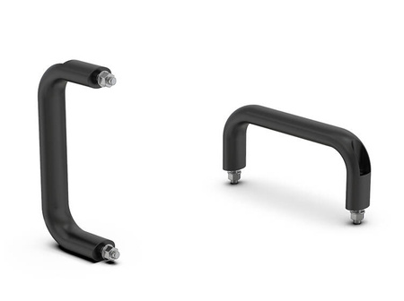 Uchwyt pałąkowy aluminiowy z tulejami gwintowanymi M6 x 30, I - 350