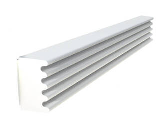 Uszczelka samoprzylepna EPDM typu E, 9x4 mm, 125 mb, biała