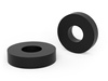 Distanzrolle D-12mm d-6,4mm h-30mm aus PE, Farbe schwarz