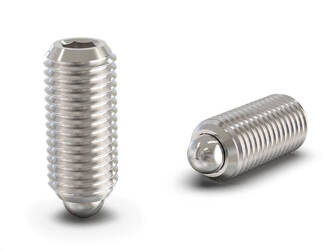 Druckschraube M8 x 26mm mit Kugel, INOX