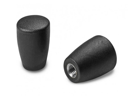 Zylindrischer Griff mit Gewindehülse D-43mm M10, INOX