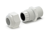 Kabelverschraubung d-M12 x 1,5mm SW-15, RAL7035 (lichtgrau)