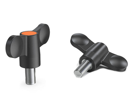 Flügelmutter mit Gewindestift D-70mm M10