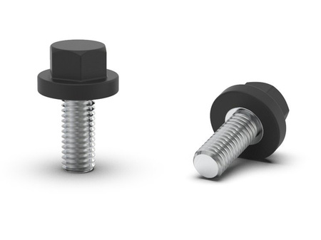 Hexagonal knob with a threaded pin D-14mm M6 x 28mm