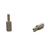 Distenční pouzdro z mosazi d1=d2-M4 L-40mm SW-7