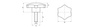 Sterngriff aus Duroplast mit Gewindestift D-50mm M10 x 50mm, DIN 6336