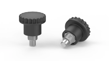MINI positioning pin D-21mm d2-M8x0.75mm d1-4mm SW-10 with stainless steel pin with lock