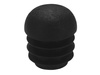 Krytka pro kulaté profily D-22mm, 1,0mm-1,5mm, barva černá
