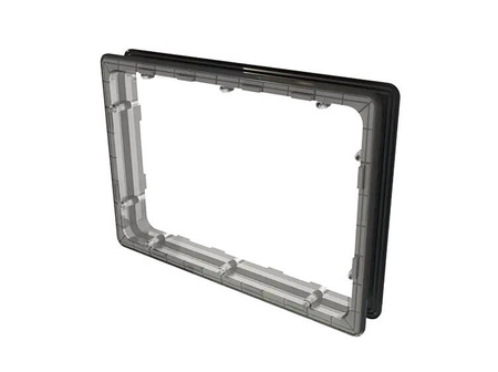 Rectangular inspection window 242x342 mm, A-30 mm