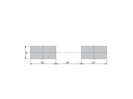 Tilt handle with space for insert, zinc alloy / PA6, 90° CW, 2.6-3.5 mm without cover.