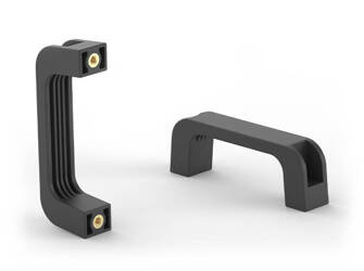 Bow handle with threaded bushings L-262mm I-235mm M8