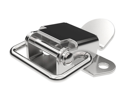 Hakenverschluss mit Löchern, Typ B, verzinkter Stahl