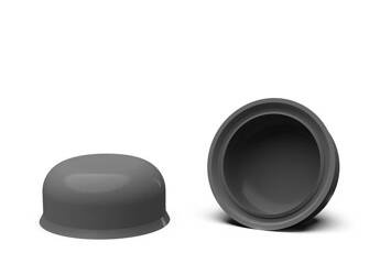 Protective cap M8 SW-13 for bolts and nuts, deep black