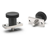 Fixing pin with mounting plate D-25mm L-40mm I-30mm d1-6mm l2-14mm
