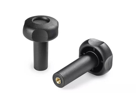 Hvězdicový knoflík s závitovou pouzdrou D-52mm T-49mm M10